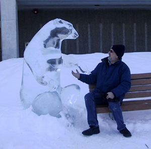 Joe and ice bear